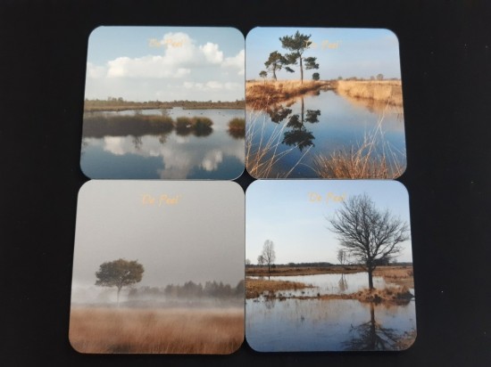 Onderzetters De Peel set van 4