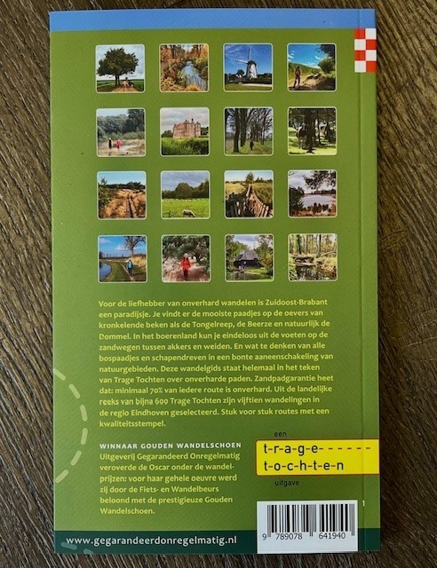 Achterzijde boekje kempen en de peel