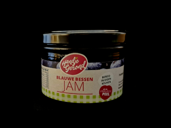 Blauwe bessenjam uit de peel