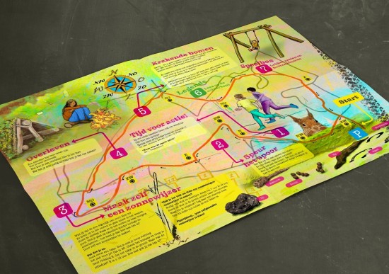 Expeditie zandbos kaartje