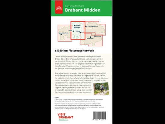Fietskaart brabant midden 2023 az