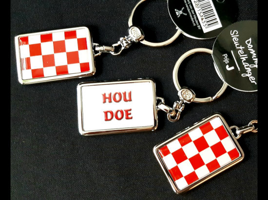 Sleutelhanger Brabantse Vlag / Houdoe