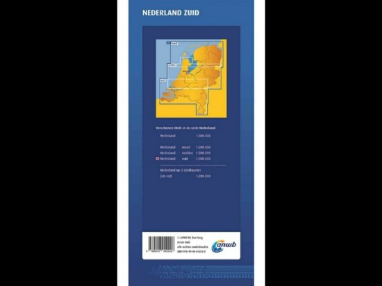 Wegenkaart Nederland Zuid