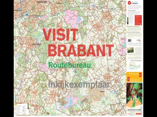 Wandelroutekaart brabant zuidoost de groote heide en de kempen voorbeeld kaart